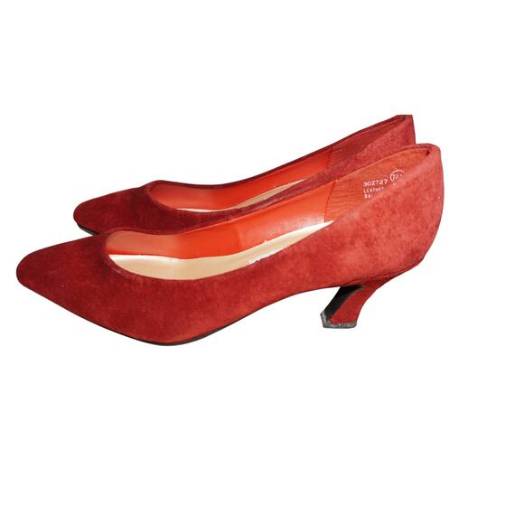 Moises Tootsies Collection Suede Heels Bundle — Red & Purple (Size 7.5M) - Picture 3 of 13
